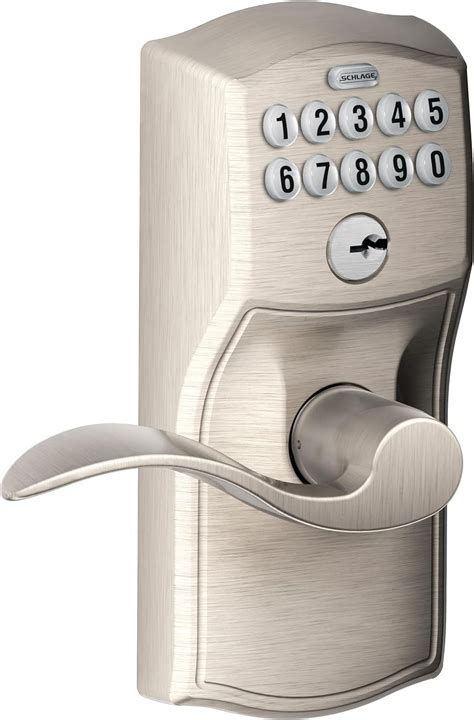 schlage fe595|Accent Keypad Lever with Camelot Trim .